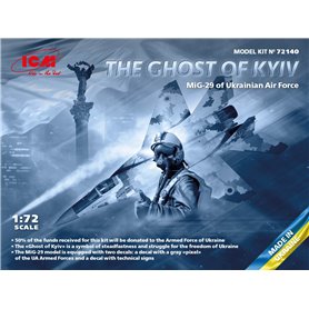 ICM 1:72 MiG-29 OF UKRAINIAN AIR FORCE - THE GHOST OF KYIV