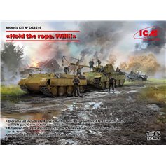 ICM 1:35 HOLD THE ROPE, WILLIE! - Pz.Kpfw.V Ausf.D Panther + Bergepanther + Kfz.4 