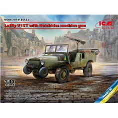 ICM 1:35 Laffly V15T - W/HOTCHKISS MACHINE GUN