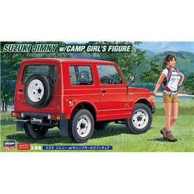 Hasegawa SP501-52301 Suzuki Jimny w/Camp Girl's Figure