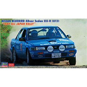 Hasegawa 20541 Nissan Bluebird 4Door Sedan SSS-R (U12) 1989 All Japan Rally
