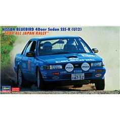 Hasegawa 1:24 Nissan Bluebird 4Door Sedan SSS-R (U12) - 1989 ALL JAPAN RALLY - LIMITED EDITION