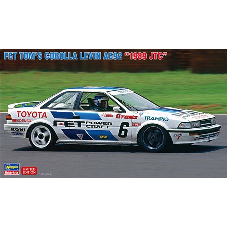 Hasegawa 20545 Fet Tom's Corolla Levin AE92 1989 JTC