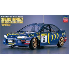 Hasegawa 1:24 Subaru Impreza - 1995 MONTE-CARLO RALLY WINNER SUPER DETAIL - LIMITED EDITION 