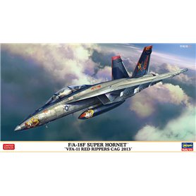 Hasegawa 02385 F/A-18F Super Hornet VFA-11 Red Rippers CAG 2013