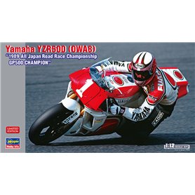 Hasegawa 21738 Yamaha YZR500 (OWA8) 1989 All Japan Road Race Championship GP500 Champion
