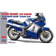Hasegawa 1:12 Suzuki RG400 - LATE VERSION - BLUE/WHITE COLOR W/UNDER COWL - LIMITED EDITION