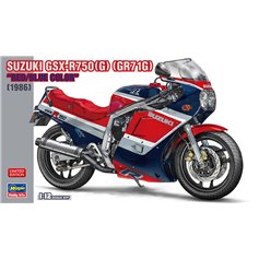 Hasegawa 1:12 Suzuki GSX-R750(G) (GR71G) - RED/BLUE COLOR 1986 - LIMITED EDITION 