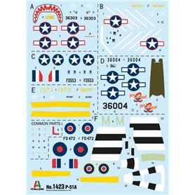 Italeri 1423 P-51A Mustang  1/72