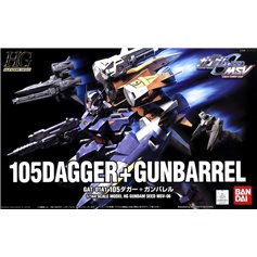 Bandai HG 105DAGGER + GUNBARREL 