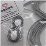 Yamamoto YMPTUN65 Braided Hose Line Silver/Gray 0,6mm 2 m