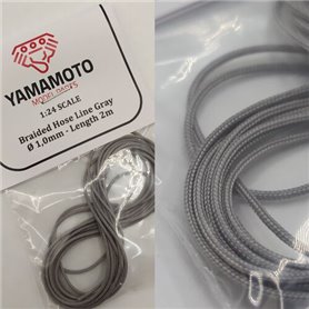 Yamamoto YMPTUN67 Braided Hose Linie Silver/Gray 1,0mm 2 m