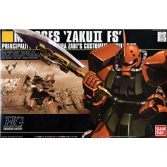 Bandai 59156 HGUC 1/144 MS-06FS ZAKU II FS GUN59156 ID [   ]