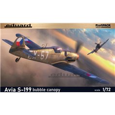 Eduard 1:72 Avia S-199 - BUBBLE CANOPY - ProfiPACK edition