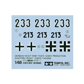 Tamiya 1:48 Pz.Kpfw.VI Tiger I - EARLY PRODUCTION - EASTER FRONT - GERMAN HEAVY TANK