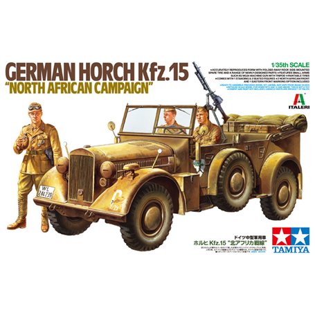 Tamiya 37015 1/35 German Horch Kfz.15 "North African Campaign"