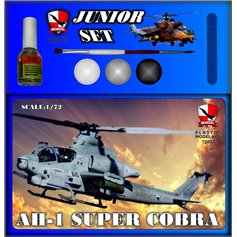 Big Model 1:72 AH-1 Cobra US Navy - JUNIOR SET - z farbami