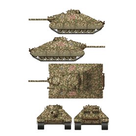 Das Werk 1:35 Schwerer kleiner Panzerkampfwagen - GERMAN HEAVY TANK PROJECT 1944 - 2IN1