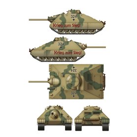 Das Werk 1:35 Schwerer kleiner Panzerkampfwagen - GERMAN HEAVY TANK PROJECT 1944 - 2IN1