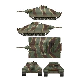 Das Werk 1:35 Schwerer kleiner Panzerkampfwagen - GERMAN HEAVY TANK PROJECT 1944 - 2IN1