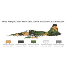 Italeri 1:72 F-5A Freedom Fighter - SUPER DECAL SHEET