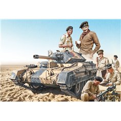 Italeri 1:35 Crusader Mk.III - W/BRITISH CREW - EL ALAMEIN 08TH ANNIVERSARY