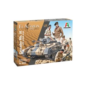 Italeri 1:35 Crusader Mk.III - W/BRITISH CREW - EL ALAMEIN 08TH ANNIVERSARY