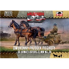 First To Fight 1:72 TWO-HORSE CARRIAGE FOR BOFORS