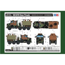 Hobby Boss 85525 M1070 Gun truck