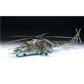 Zvezda 1:48 Mil MI-35 M Hind E - RUSSIAN ATTACK HELICOPTER