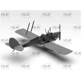 ICM 1:32 DH.82A Tiger Moth W/BOMBS - WWII BRITISH TRAINING AIRCRAFT