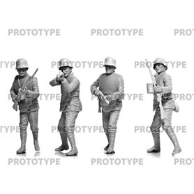 ICM 35722 WWI German Infantry in armor (100% new molds)