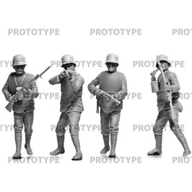 ICM 35722 WWI German Infantry in armor (100% new molds)