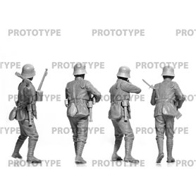 ICM 35722 WWI German Infantry in armor (100% new molds)