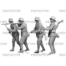 ICM 35722 WWI German Infantry in armor (100% new molds)