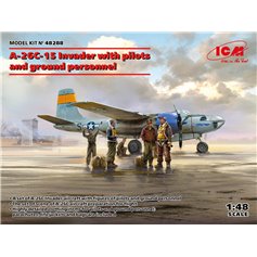 ICM 1:48 A-26C-15 Invader - W/PILOTS AND GROUND PERSONNEL