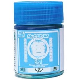 Mr.Hobby CR1 PRIMARY COLOR PIGMENTS - Cyan - 18ml