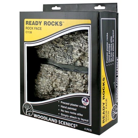 Woodland Scenics WC1138 Skały ROCK FACE READY ROCKS