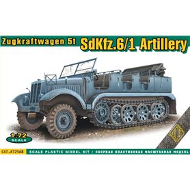 Ace 72568 SdKfz.6/1 Zugkraftwagen 5t artillerie