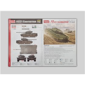 Amusing 35A042 British Heavy Tank FV221 Caernavron