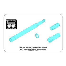 ABER 1:35 Metalowa lufa 120mm 2A60 do 2S23 Nona