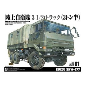 Aoshima 05890 1/35 MILITARY1 3 1/2t Truck (SKW-477)