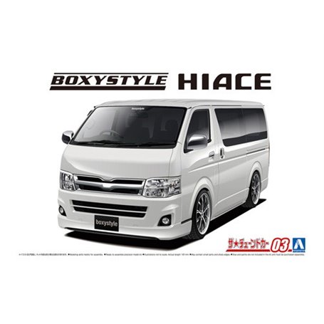 Aoshima 05895 1/24 TC3 Boxystyle TRH200V HIACE SUPER GL '10 (TOYOTA)