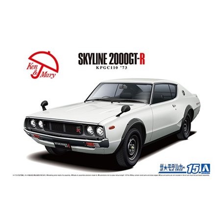 Aoshima 05951 1/24 MC15 Skyline HT2000GT-R '73 Nissan KPGC110