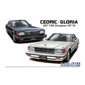 Aoshima 06145 1/24 MC58 Nissan Y30 Cedric / Gloria 4HT V30E Brougham VIP '83