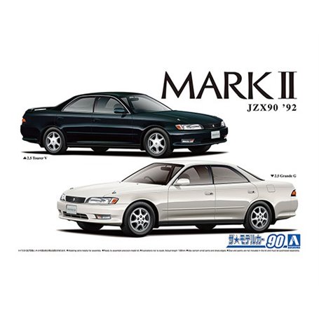 Aoshima 06146 1/24 MC90 Toyota JZX90 Mark II Grande/Tourer '92