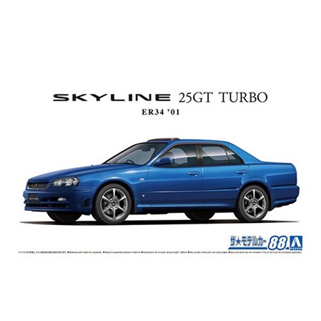 Aoshima 06172 1/24 MC88 Nissan ER34 Skyline 25GT Turbo '01