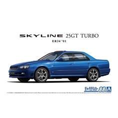 Aoshima 1:24 Nissan ER34 Skyline 25GT Turbo 2001