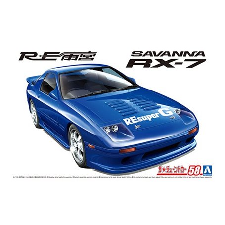 Aoshima 06207 1/24 TC58 Re Amemiya FC3S RX-7 '89 (Mazda)