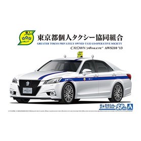 Aoshima 06225 1/24 MCSP03 Toyota AWS210 Crown Athlete '13 Tokyo Individual Taxi Cooperative